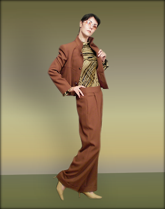 Description: FASHION

Woman's outfit  -  Suit - jacket, pants