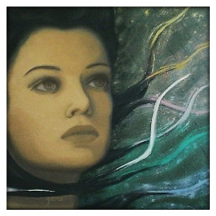 Description: OIL PAINTING - Surrealism